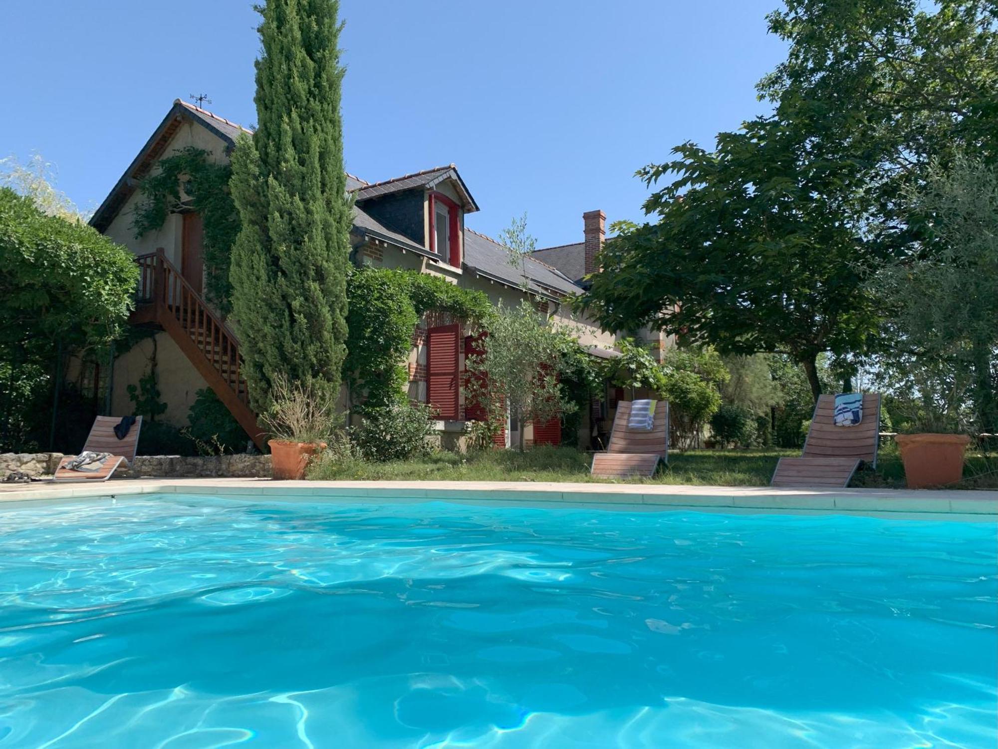 Bed and Breakfast Chambre D'Hotes Avec Piscine Chauffee Dans Le Parc De La Brenne - Fr-1-591-574 Rosnay  Екстер'єр фото